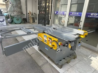 Törk Ac 1500 Sarı Kabuklu Çizerli Yatar Daire Testere Makinası