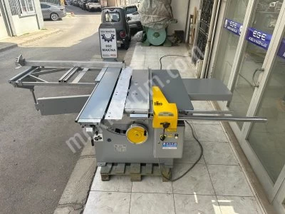 Törk Ac 1500 Sarı Kabuklu Çizerli Yatar Daire Testere Makinası
