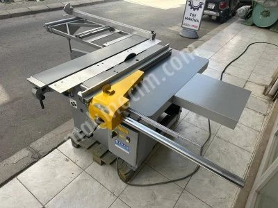 Törk Ac 1500 Sarı Kabuklu Çizerli Yatar Daire Testere Makinası