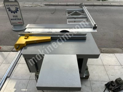 Törk Ac 1500 Sarı Kabuklu Çizerli Yatar Daire Testere Makinası