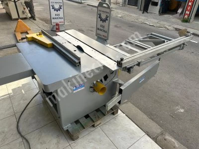 Törk Ac 1500 Sarı Kabuklu Çizerli Yatar Daire Testere Makinası