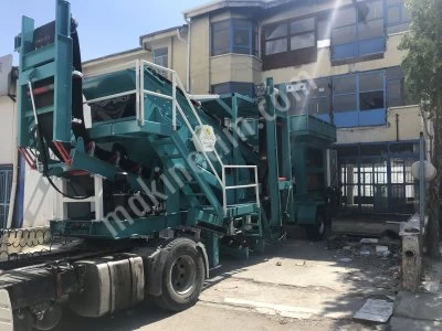 Mobil Taşınabilir 2 Katlı Elek Sistemi (1200X3000 2 Katlı)