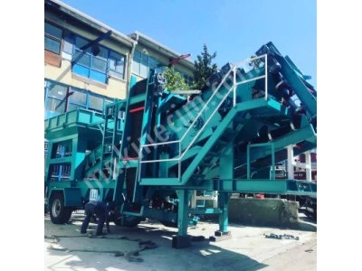 Mobil Taşınabilir 2 Katlı Elek Sistemi (1200X3000 2 Katlı)