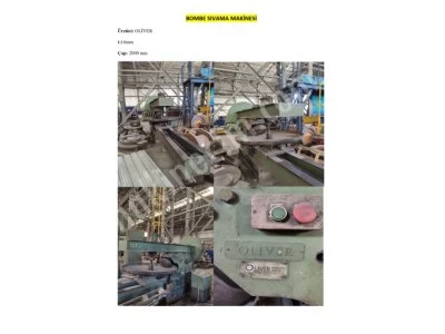 Bombe Sıvama Makinesi (Detey İçin Bizle İletişime Geçebilirsiniz)