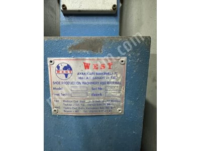 West Vakumlu Çift Bant Ayakkabı Zımpara Polisaj Makinesi