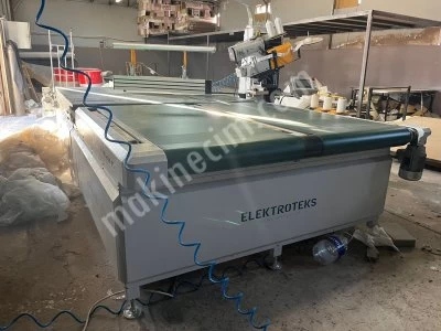Elektroteks Marka Kyk Hs2 Model Otomatik Yatak Kenar Kapama Makinası