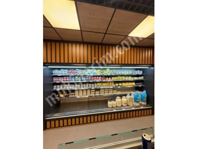 Komple Kasap Şarküteri Sütlük Zeytinlik Raf Sistemleri Dolabı