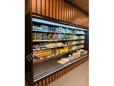 Komple Kasap Şarküteri Sütlük Zeytinlik Raf Sistemleri Dolabı