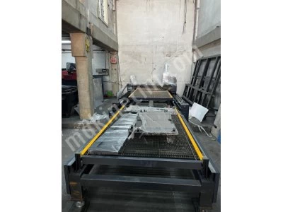 Mekotek Açık Tip Çift Tabla 3Kw Fiber Lazer Kesim Makinesi