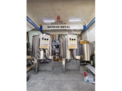 Paslanmaz Karıştırıcı Kazan Tank Deterjan Şanpuan Mikser Gıda Depo