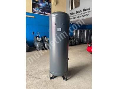 İmalattan 500 Lt Dikey 12 Bar Hava Tankı .Sıfır, Boyalı Testli, Ce Belgeli -Adana -