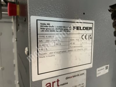 Felder K 540 S Format Daire Testere