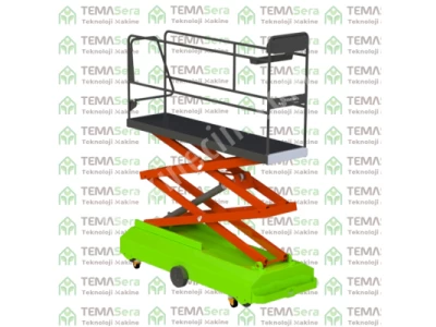 Greenhouse Harvest Trolley, Hydraulic Greenhouse Harvesting and Maintenance Platform