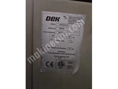 Dek Horizon 03 Pcb Kart Lehim Makinesi