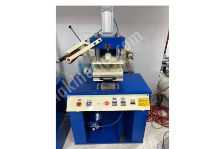 Yaldız Baskı Makinesi Deri Kağıt Karton Varak Baskı Makinesi