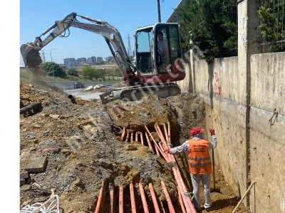 Mini Ekskavatör + 4 Ton Kırıcı – Kanal - Şap Kırımı - Yıkım - Harfiyat - Moloz