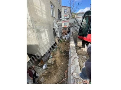 Mini Ekskavatör + 4 Ton Kırıcı – Kanal - Şap Kırımı - Yıkım - Harfiyat - Moloz