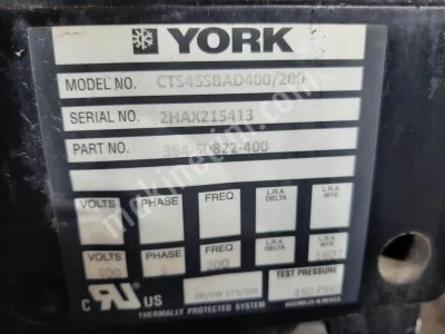 York Ycıv 2.El Satılık & Kiralık 1500 Kw Chiller Soğutma Grubu
