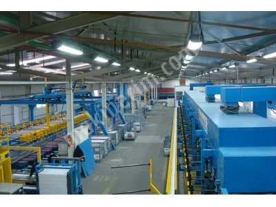 Sandviç Panel Üretim Hattı Pu / Pır Sandviç Panel Üretim Hattı (Tam Otomatik)
