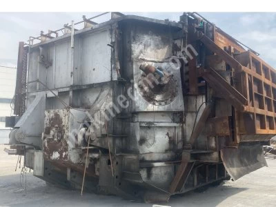 Alüminyum Eritme Reverber Ocağı 22 Ton Kapasiteli.Sıvı Metal Alıyor Devirmeli