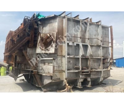 Alüminyum Eritme Reverber Ocağı 22 Ton Kapasiteli.Sıvı Metal Alıyor Devirmeli