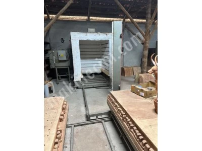 Saraçoğlu 150 Model Arabalı Seramik Fırını – 110X150 Cm, 2 Arabalı, Çalışır Durumda