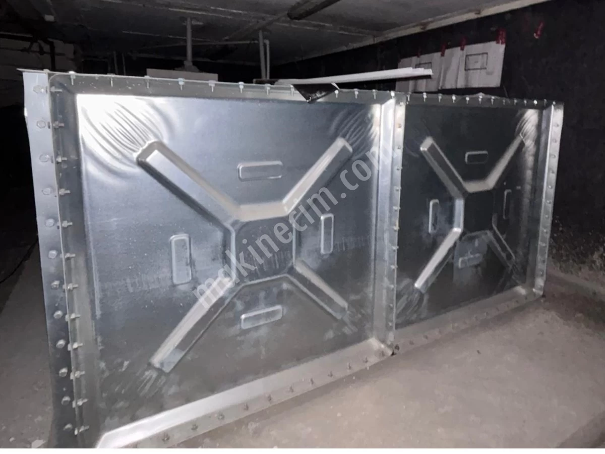 6 Ton (6 M³) Berrak Marka Modüler Su Deposu Paslanmaz + Galvaniz