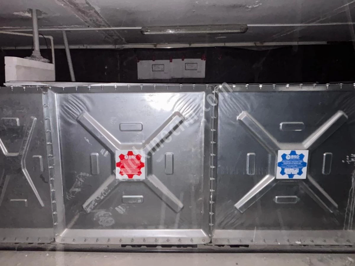 6 Ton (6 M³) Berrak Marka Modüler Su Deposu Paslanmaz + Galvaniz