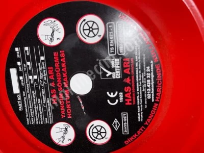 Has Arı Yangın Dolabı Hortum Makaralı 20-30M Temiz 2.El Uygun