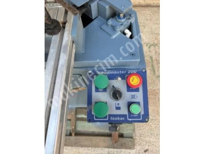 Toskar Woodmaster 200 Tek Kafa 45 Kesim ve Kırlangıç Makinası