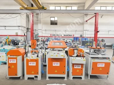 Pvc Makinaları Döner Tabla Kesimli 5 Li Set Anadolu Makinadan