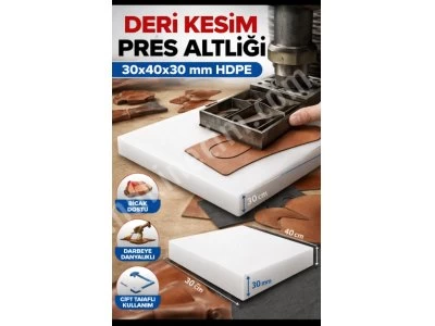 Pres Alt Kesim Tablası - Hdpe Kesim Altlığı - Endüstriyel Kesim Plakası