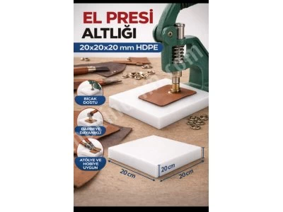 Pres Alt Kesim Tablası - Hdpe Kesim Altlığı - Endüstriyel Kesim Plakası