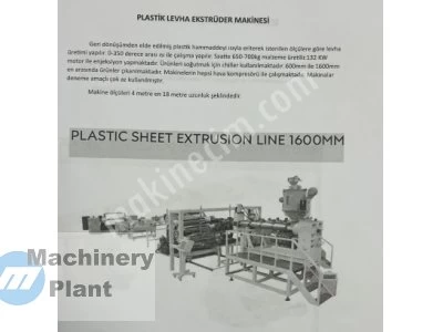 Plastik Levha Ekstrüzyon Hattı