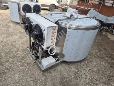 Süt Soğutma Tankı 1000 Kg Kantarlı-Lazer Rolbont ve Dokunmatık Ekran