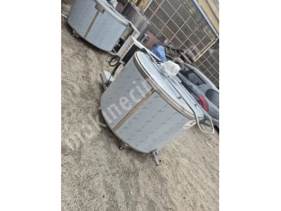 Süt Soğutma Tankı 1000 Kg Kantarlı-Lazer Rolbont ve Dokunmatık Ekran