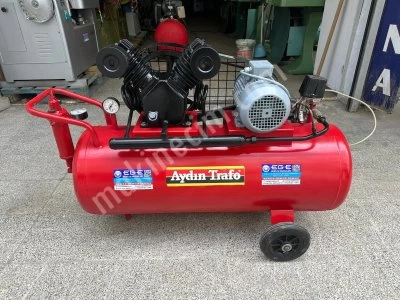 Aydın Trafo 130 Lt 8 Bar Kompresör - 380V Sanayi Elektrikli