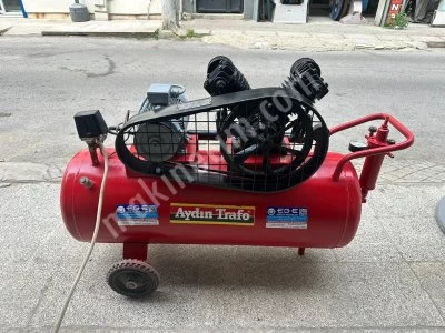 Aydın Trafo 130 Lt 8 Bar Kompresör - 380V Sanayi Elektrikli