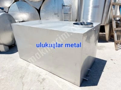 Dikdörtgen Paslanmaz Su Deposu Tankı