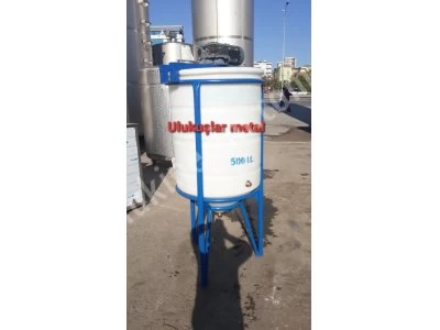 500 L Paslanmaz Deterjan Kozmetik Karıştırıcı Kazan Su Deposu