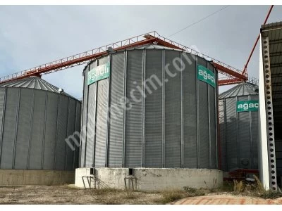 Toplam 9.100 Ton Kapasiteli 7 Adet Tam Takım Çelik Silo