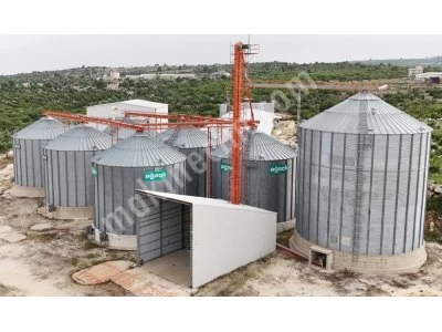 Toplam 9.100 Ton Kapasiteli 7 Adet Tam Takım Çelik Silo