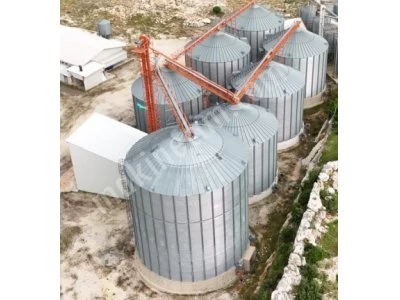 Toplam 9.100 Ton Kapasiteli 7 Adet Tam Takım Çelik Silo