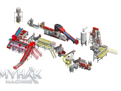 Plastic Bottle Recycling Crushing Machine