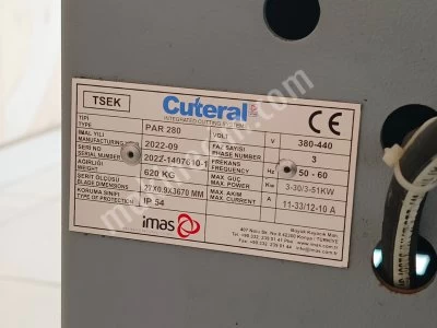 Cuteral Par 280 Plc Şerit Testere Tam Otomatik Plc Kontrollü Testere Tezgahı