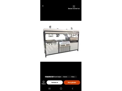Sıfır Thermoform Makinesi Ve 3 Yan Katlama Makineleri