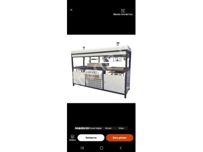 Sıfır Thermoform Makinesi ve 3 Yan Katlama Makineleri