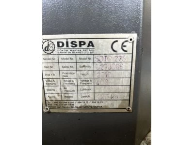2.El Dispa Sdtd 275 Metal Kesim Makinesi – Temiz & Sorunsuz
