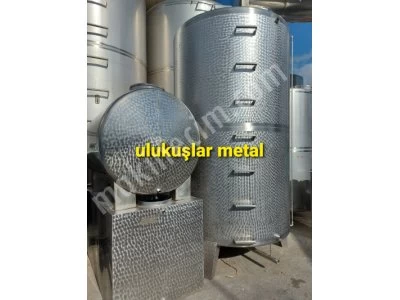 Paslanmaz Tank Yağ Glikoz Çikolata Depolama Tankı