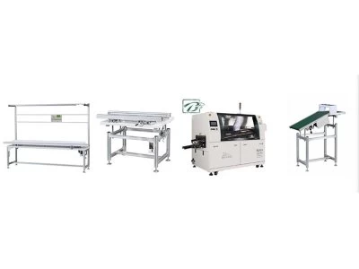 Komple Tht Dizgi Hattı Jaguar Dalga Lehim Potası (300Kg Lehim Dahil)+Loader/Unloader+Dizgi Masaları